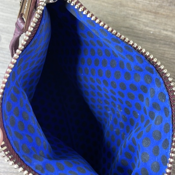 Rebecca Minkoff Mini 5 Zip Crossbody Bag Purse in Burgundy - Picture 8 of 8